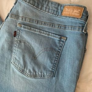 Levi’s Light Wash Capri Pants